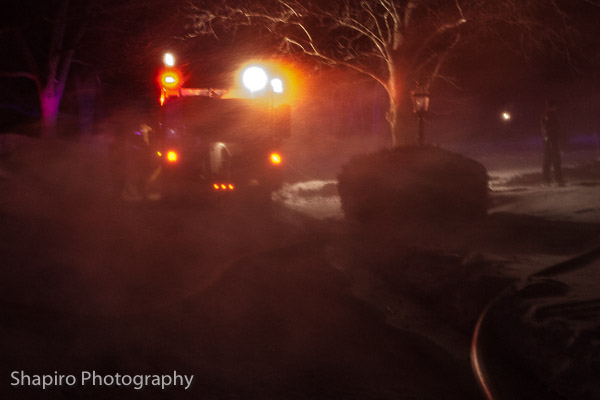 house fire in Glencoe IL 1-26-14 at 1201 Longmeadow shapirophotography.net Larry Shapiro